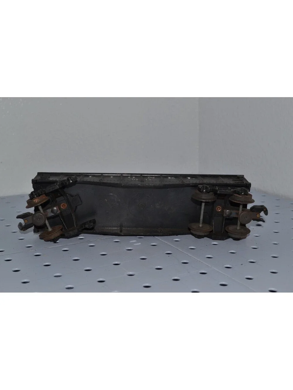O Gauge Lionel Vintage Gondola Car Black 6112 AS IS